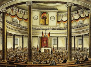 Politische Gruppen 1848 in der Nationalversammlung