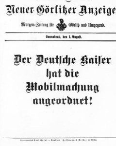 Kaiser Mobilmachung 1914