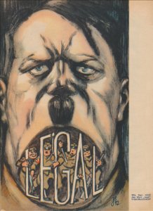 Karikatur Hitler legal