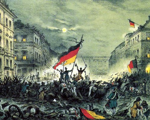Die Barrikadenkämpfe der Märzrevolution 1848 stürzten die Macht der deutschen Fürsten. Sie versprachen Reformen und beriefen liberale "Märzminister" ein