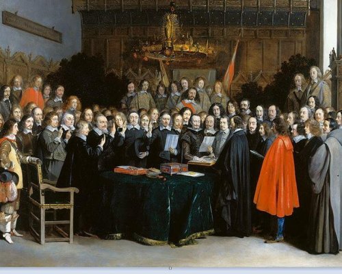 Im Westfälischen Frieden (1648) einigten sich Europas Herrscher auf das Ende des Dreißigjährigen Kriegs