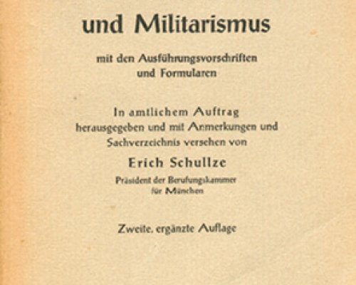 Gesetz Entnazifizierung