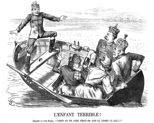 arikatur "L'enfant terrible!" von John Tenniel