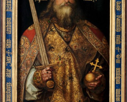 Karl der Große begründete mit seiner Kaiserkrönung im Jahr 800 das christlich-mittelalterliche Kaisertum in Westeuropa