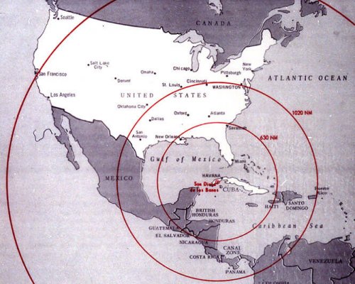 Karte Kuba-Krise 1962