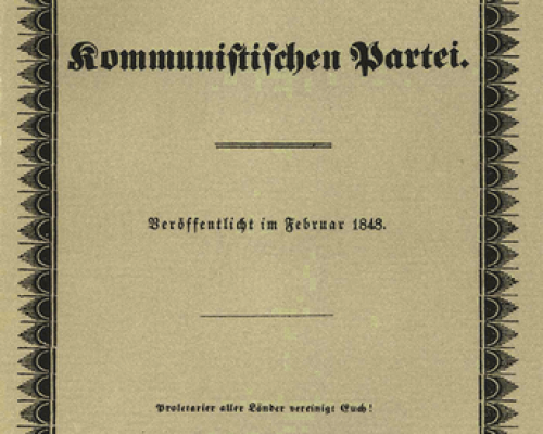 Manifest der Kommunistischen Partei von Marx und Engels