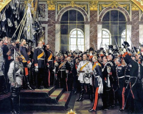Reichsgründung 1871, Gemälde von Anton von Werner