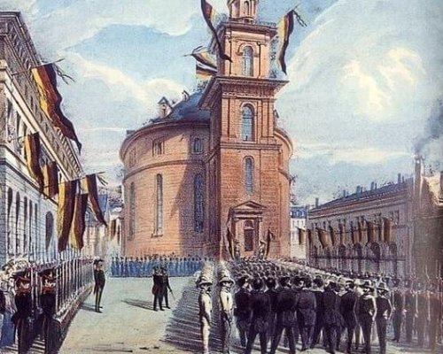 Paulskirche in Frankfurt, 1848