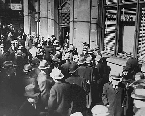 Schwarzer Freitag in den USA 1929