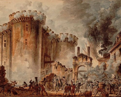 Der "Sturm auf die Bastille" am 14. Juli 1789 gilt als symbolischer Auftakt der Französischen Revolution