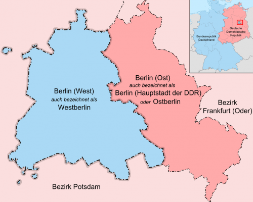 karte des geteilten Berlins