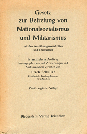 Entnazifizierungsgesetz