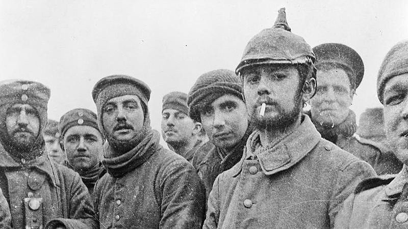 Soldaten Weihnachten 1914
