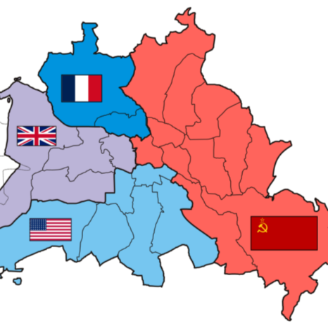 Geteiltes Berlin Karte